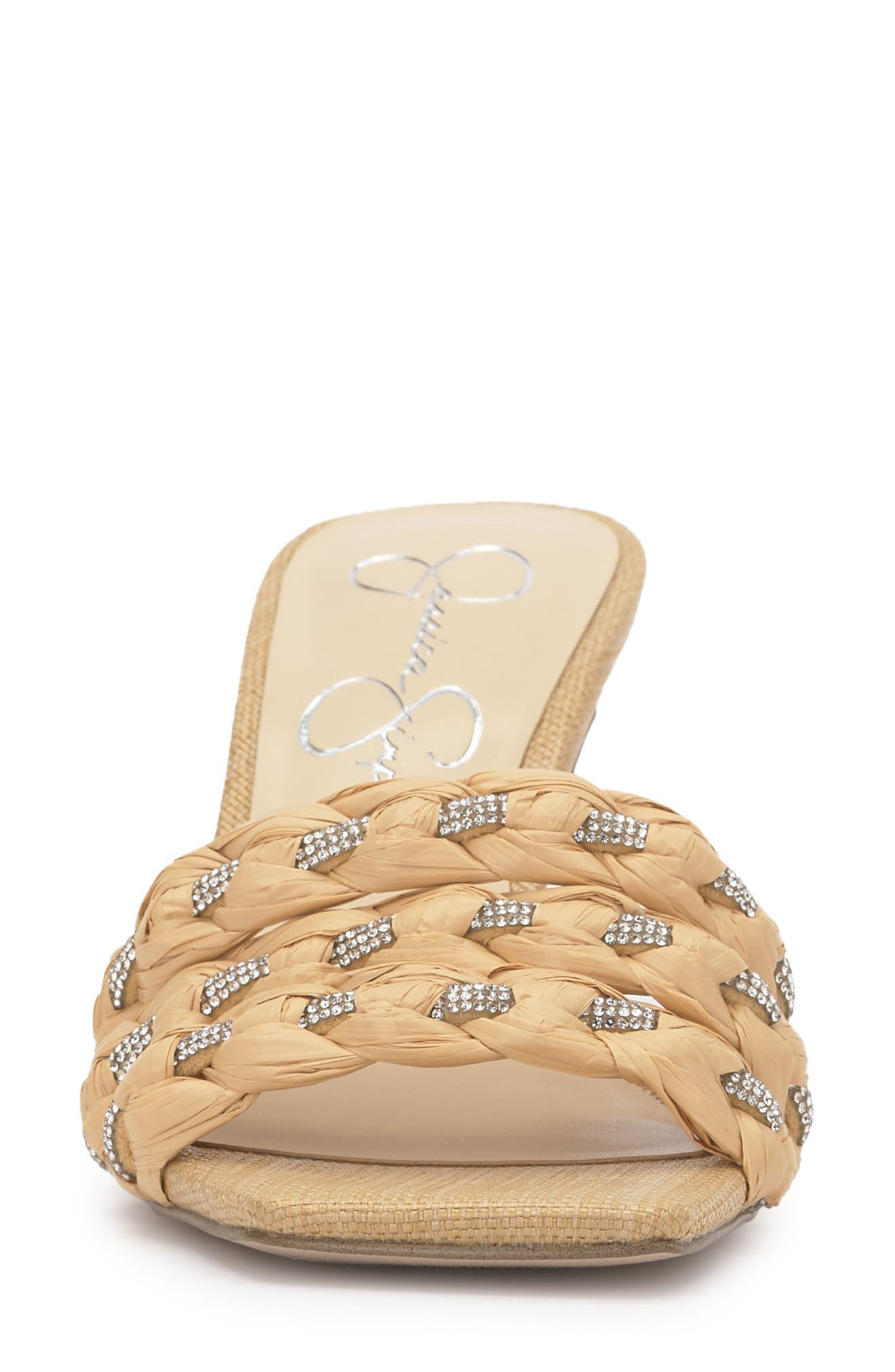 Jessica Simpson Kasova Slide Sandal, Alternate, color, Natural/ Clear