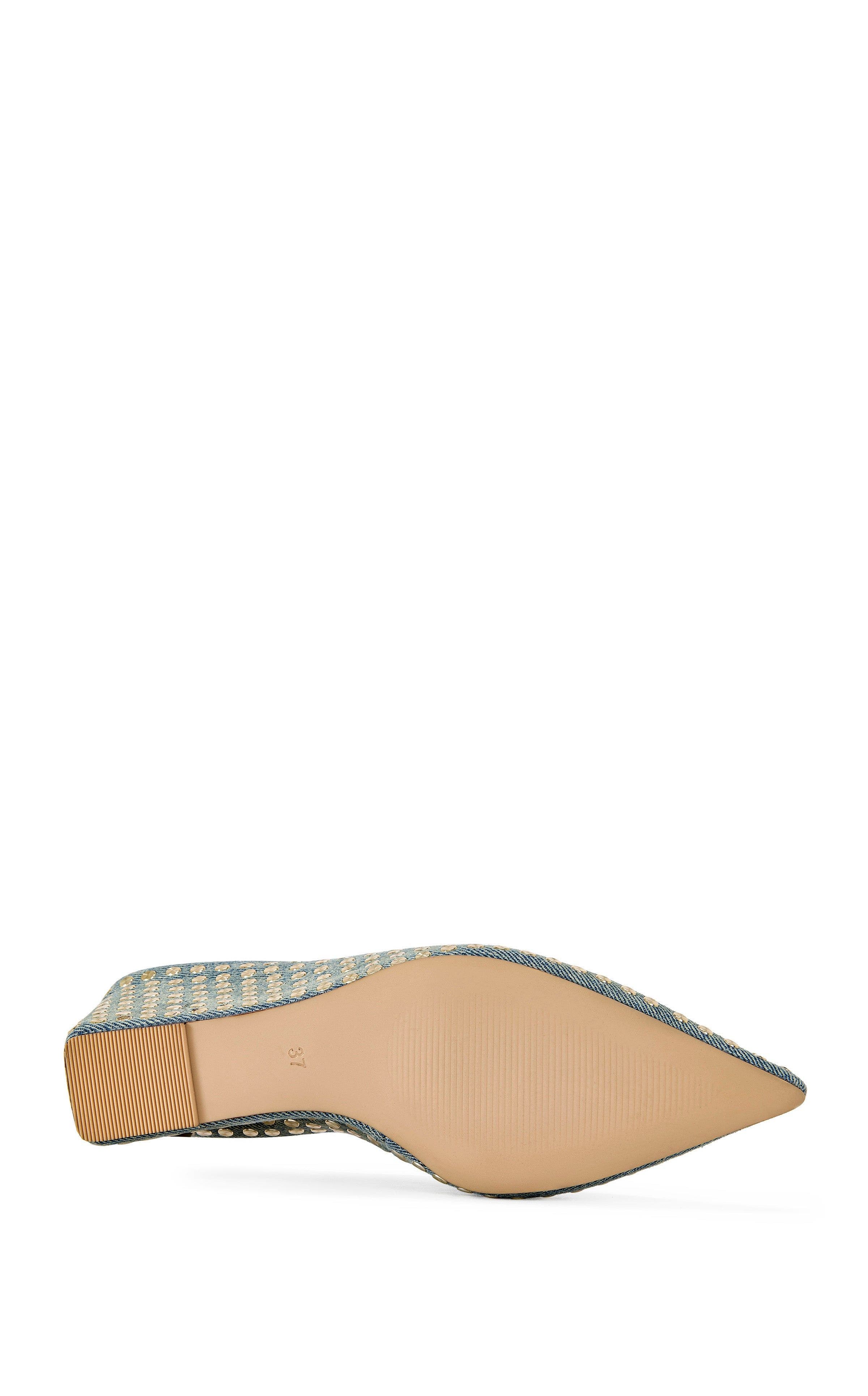 Neiza Wedge Pump, Alternate, color, DENIM
