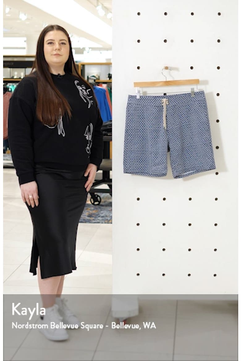 Scallop Print Board Shorts video