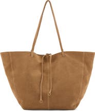 MANGO Suede Shopper Bag