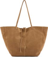 MANGO Suede Shopper Bag
