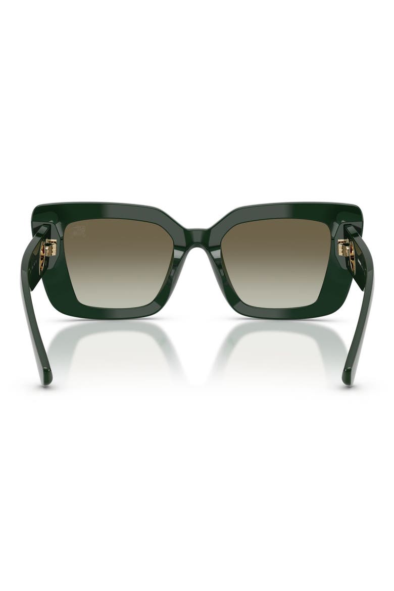 51mm Cat Eye Sunglasses, Alternate, color, GREEN / GREEN GRADIENT