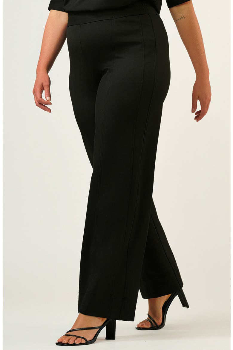 Jolene High Waist Straight Leg Pants, Alternate, color, BLACK