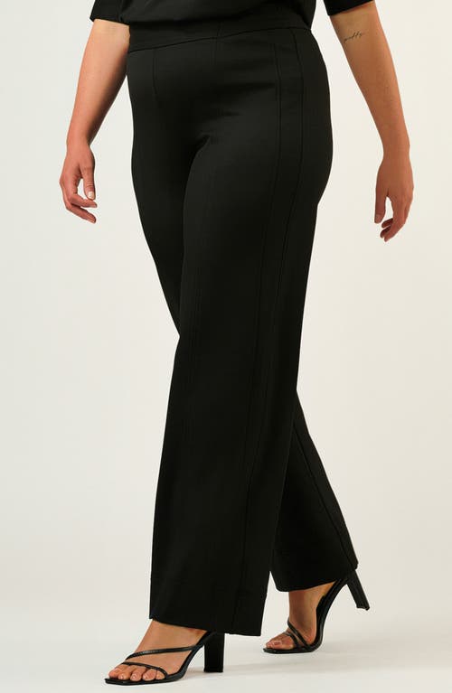 Estelle Jolene High Waist Straight Leg Pants In Black