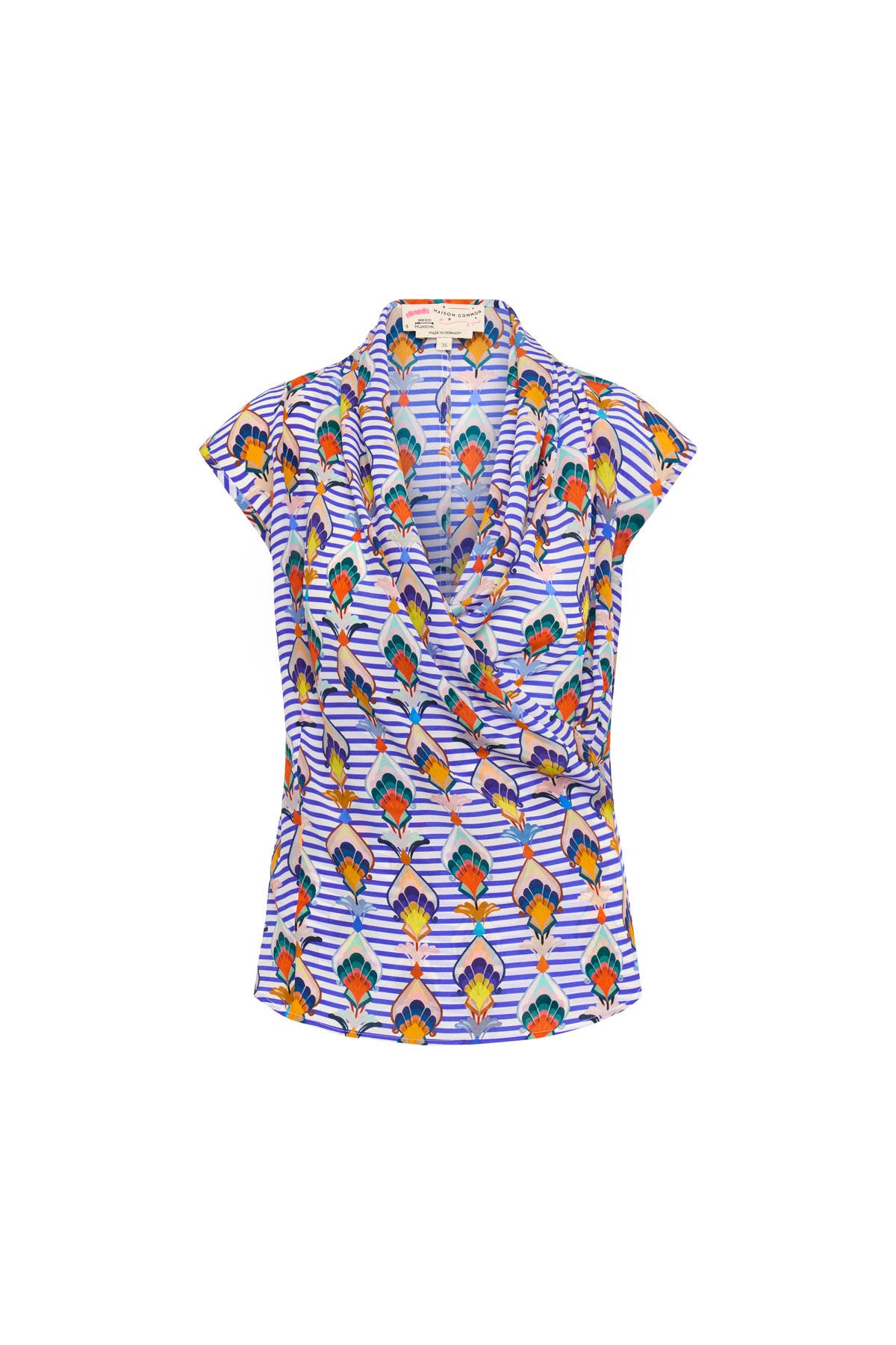 selected White / Blue Multicolo