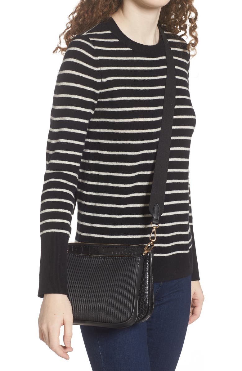 Street Level Faux Leather Crossbody Bag with Coin Pouch, Alternate, color,