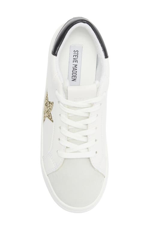 Steve Madden Starling Sneaker In White