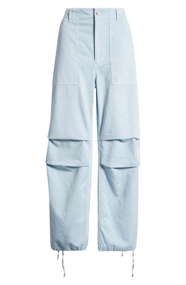 rag & bone Savannah High Waist Twill Utility Pants, Alternate, color, Light Blue