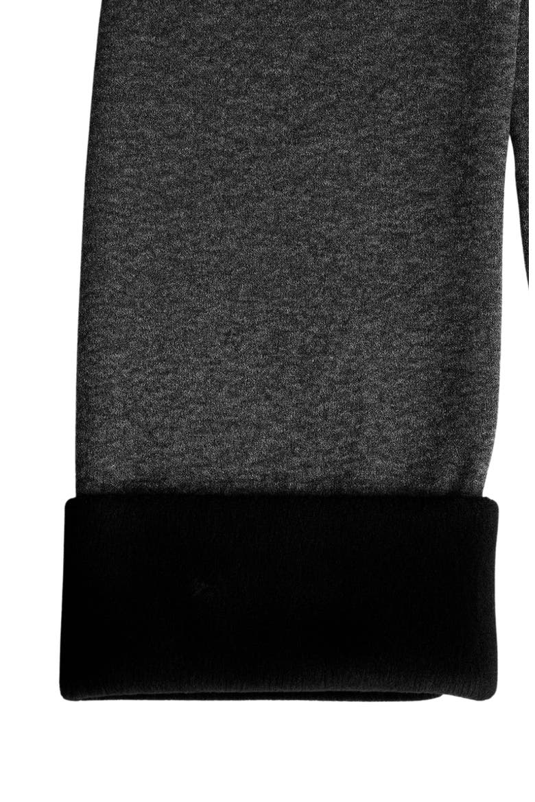 Women's Velour Winter Legging, Alternate, color, Charcoal Mix