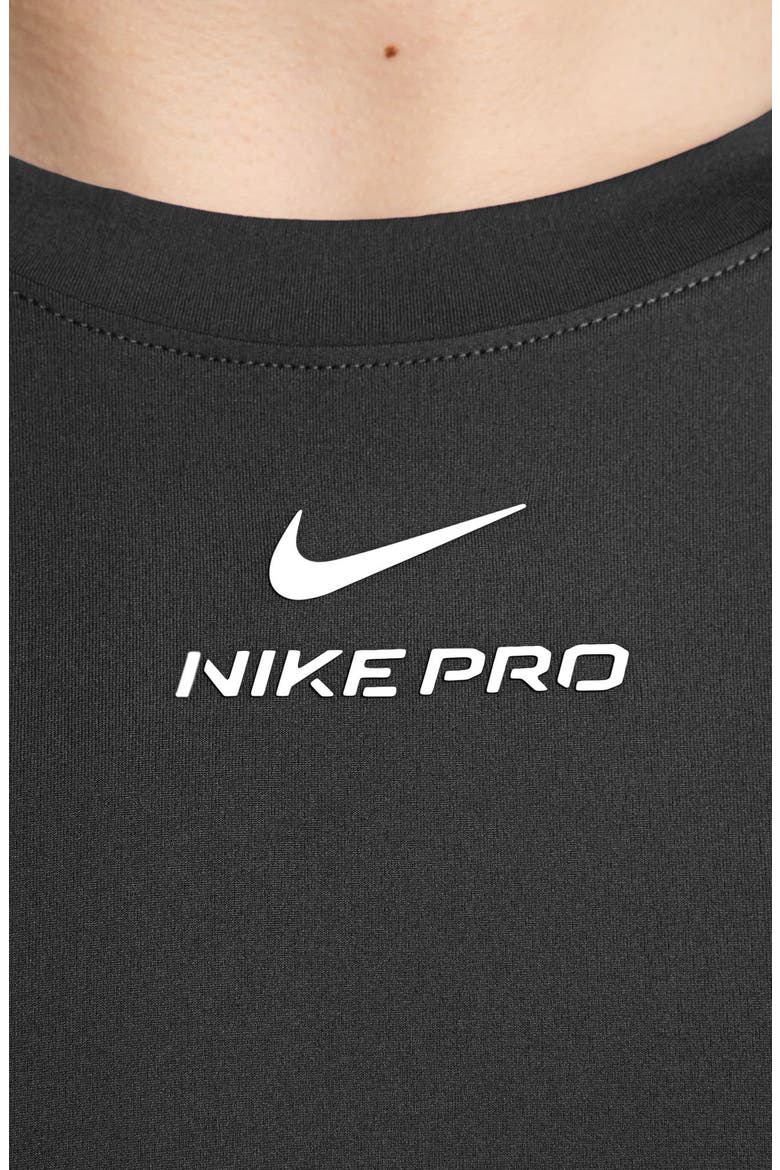 Pro Dri-FIT ADV Short Sleeve Training Top, Alternate, color, BLACK/ WHITE