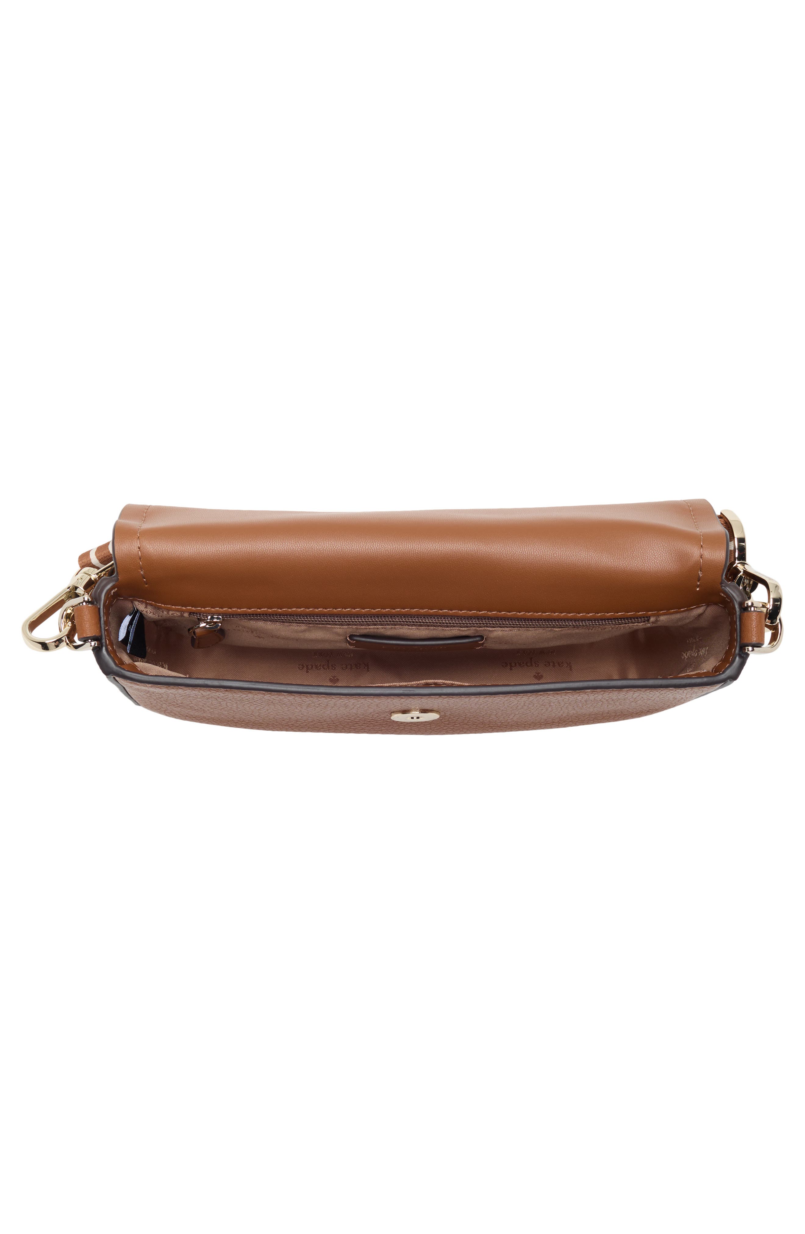 small rosie pebble leather crossbody bag, Alternate, color, WARM GINGERBREAD