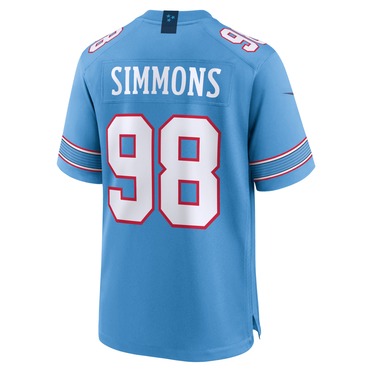 Nike Men's Nike Jeffery Simmons Light Blue Tennessee Titans Game Jersey ...