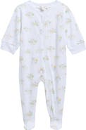 Kissy Kissy Pima Cotton Zip Footie