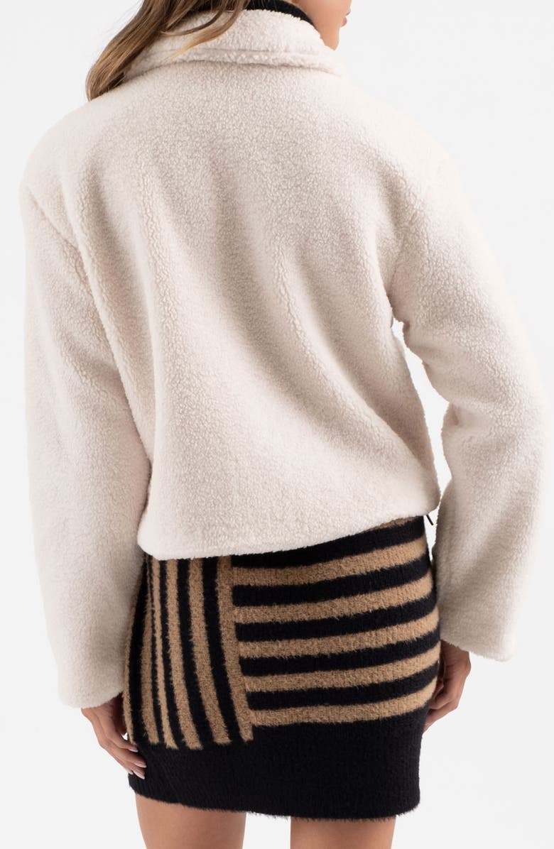 Blu Pepper Faux Shearling Jacket, Alternate, color, Natural