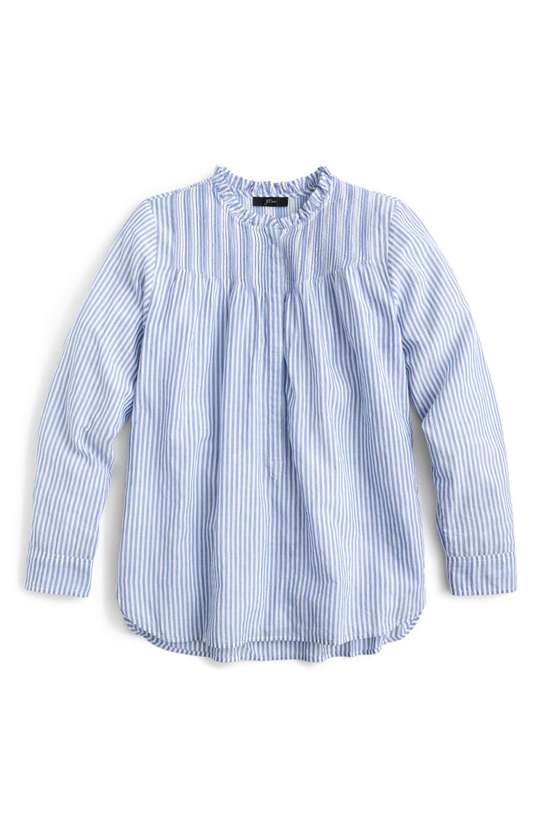 J.Crew Classic Stripe Popover Shirt, Alternate, color,