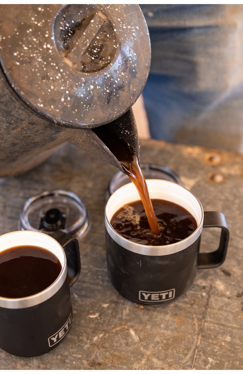 YETI Rambler 14-Ounce Stackable Mug, Alternate, color, Black