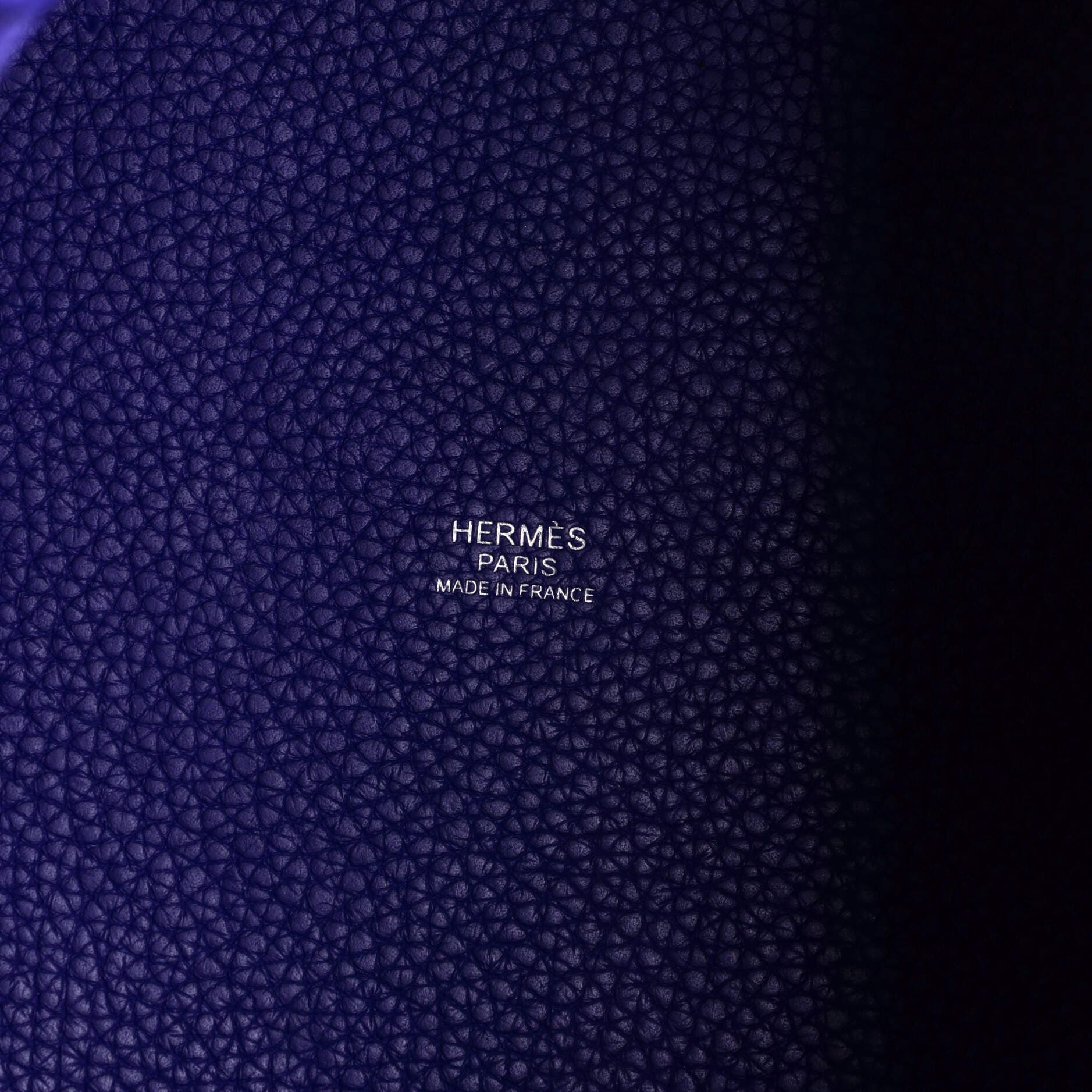 Pre-Owned Hermes Picotin Lock Bag Clemence MM, Alternate, color, Bleu Electrique