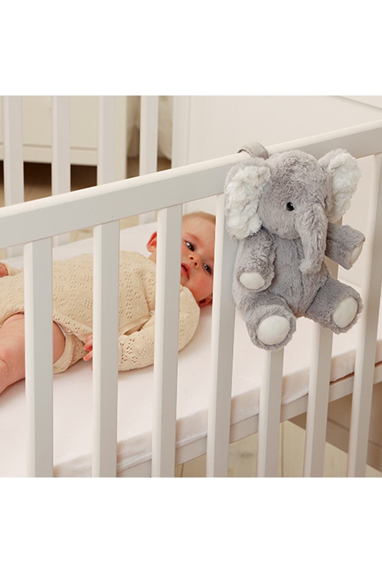 Eli the Elephant On The Go - Plush Toy & Baby Sleep Sound Soother, Alternate, color, Grey