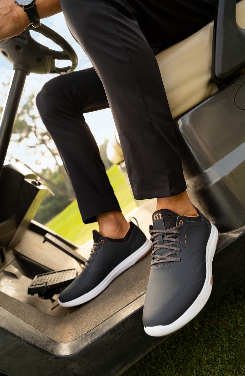 TravisMathew The Daily Pro Hybrid Golf Shoe, Alternate, color, Ebony/ Almond