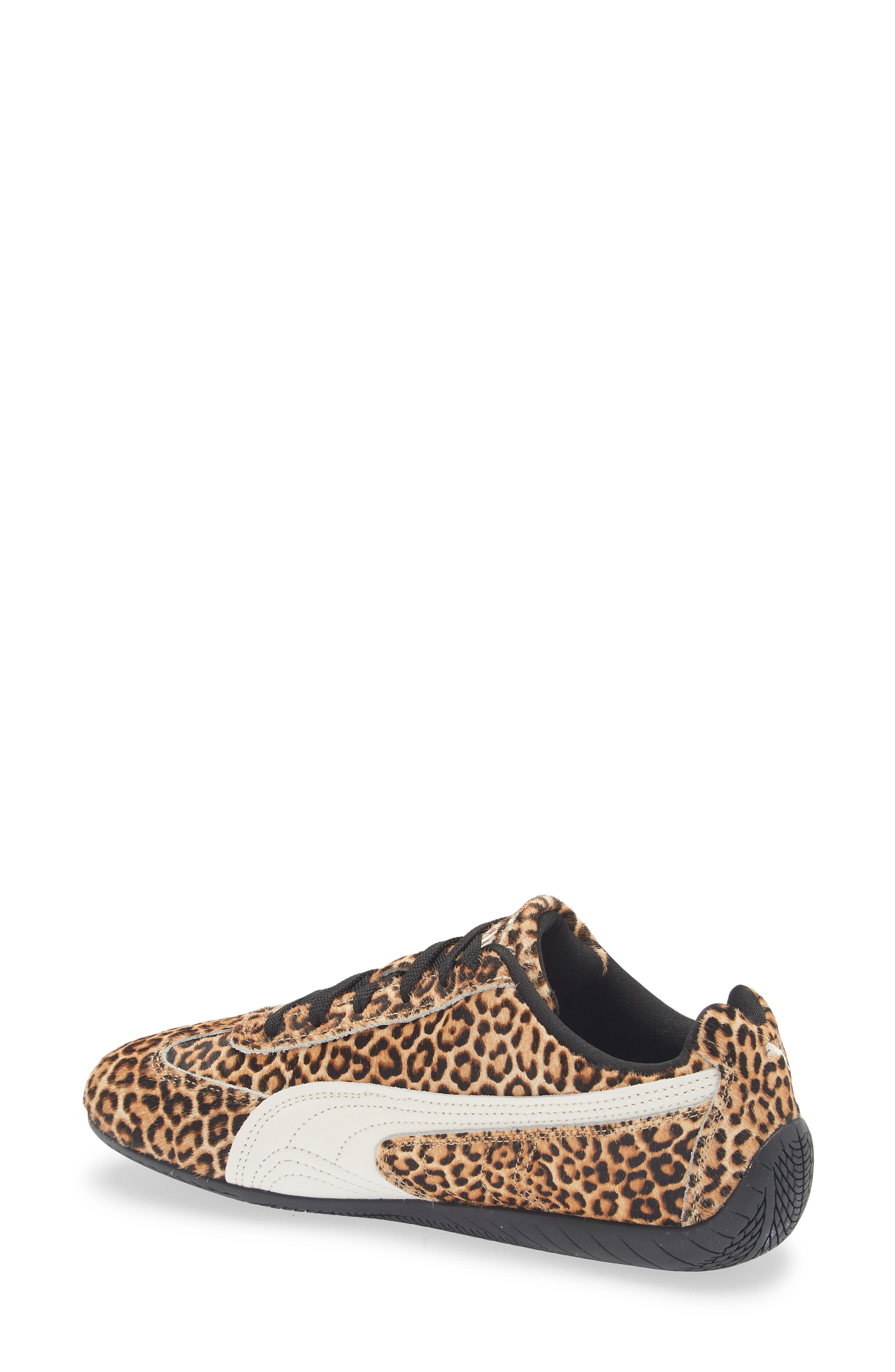 PUMA Speedcat Genuine Calf Hair Sneaker, Alternate, color, Black/ Warm White Calf Hair