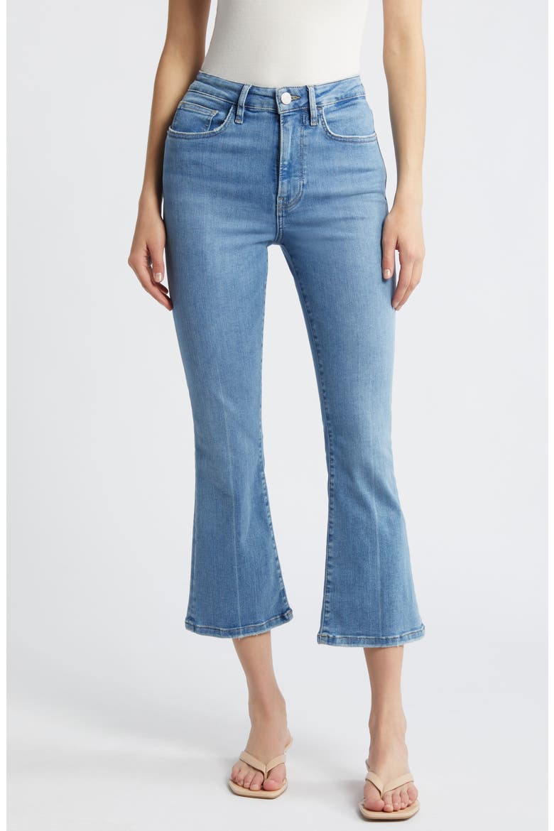 Le Crop Mini Bootcut Jeans, Main, color, CLEARWATER