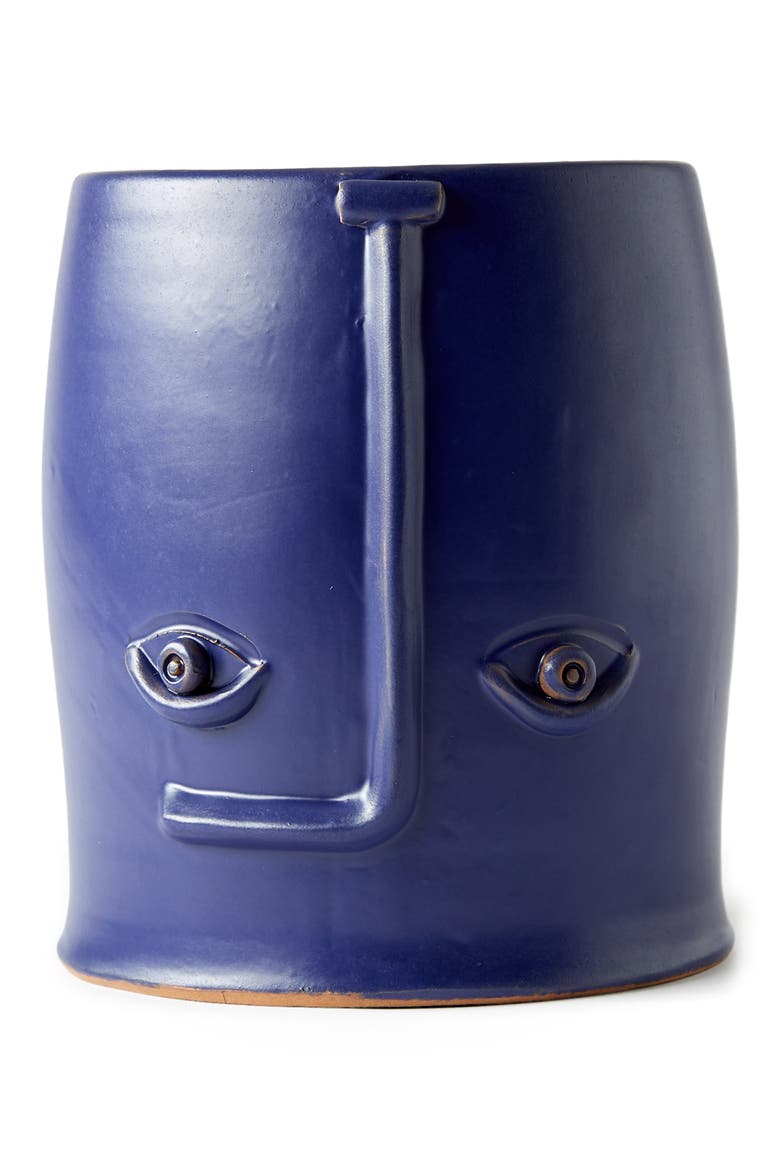 Face Vase, Main, color, BLUE