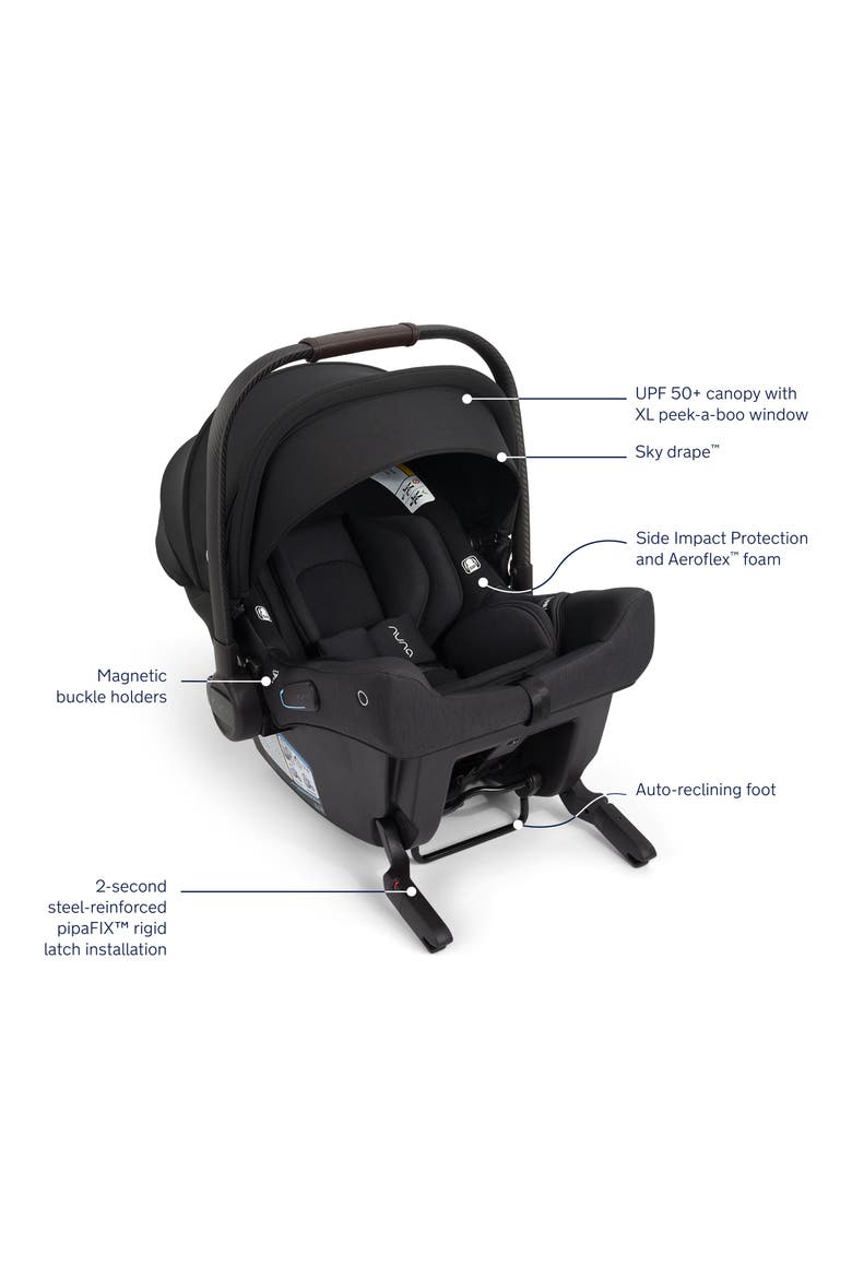 TRIV LX + PIPA™ Urbn Travel System, Alternate, color, CAVIAR/CHOCOLATE