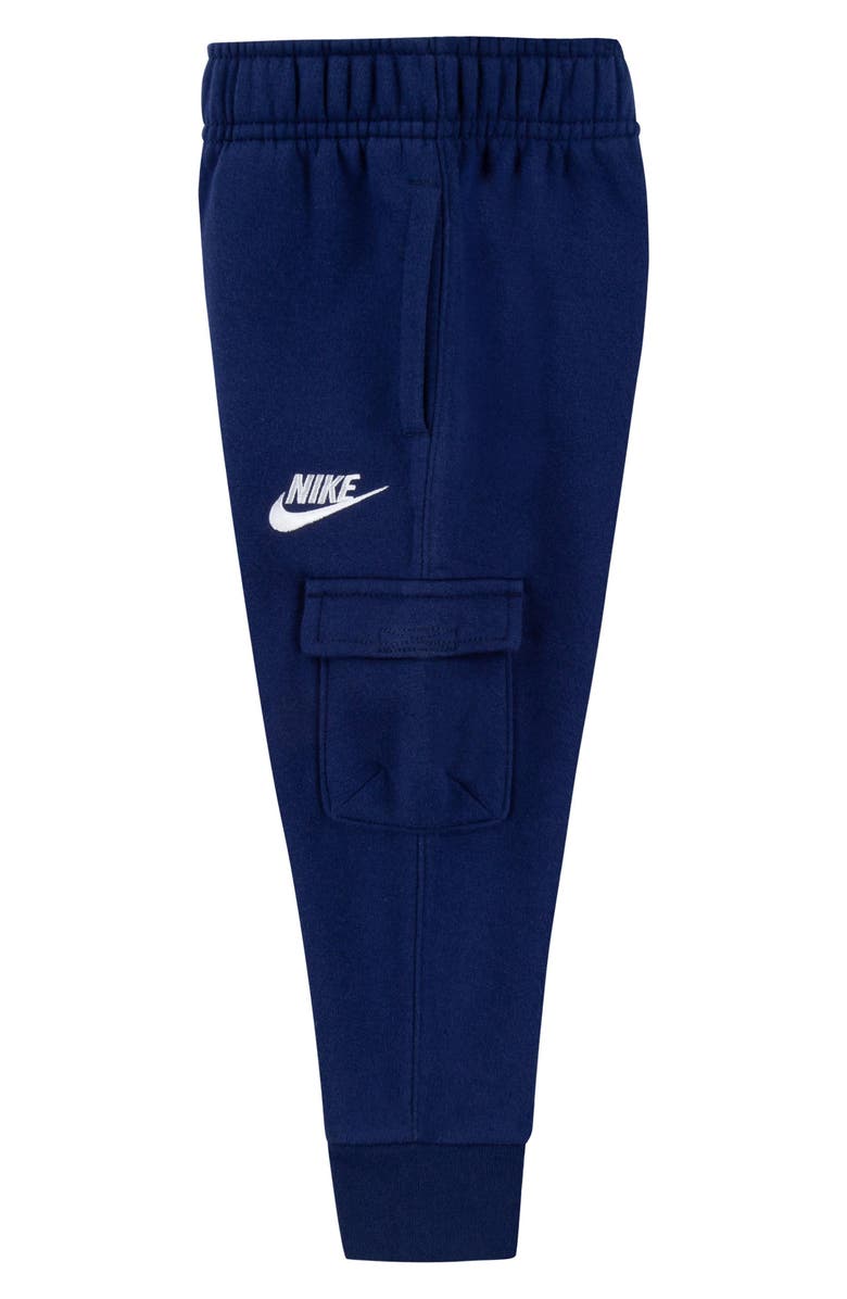Nike Kids' Club Cargo Joggers, Alternate, color, Blue Void