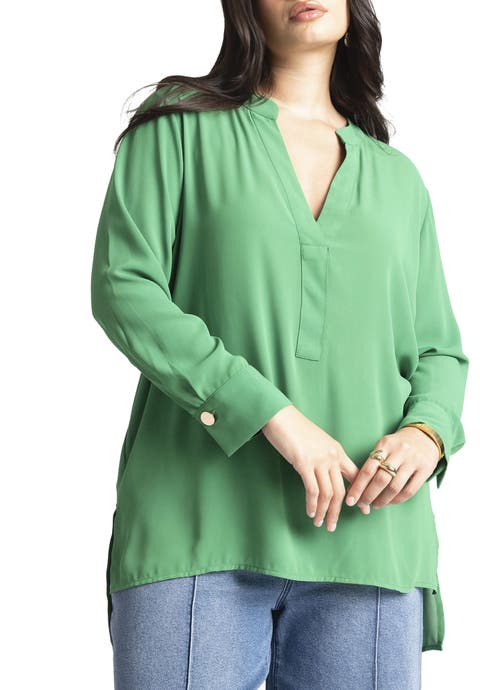 Mandarin Collar Tunic (Plus Available)