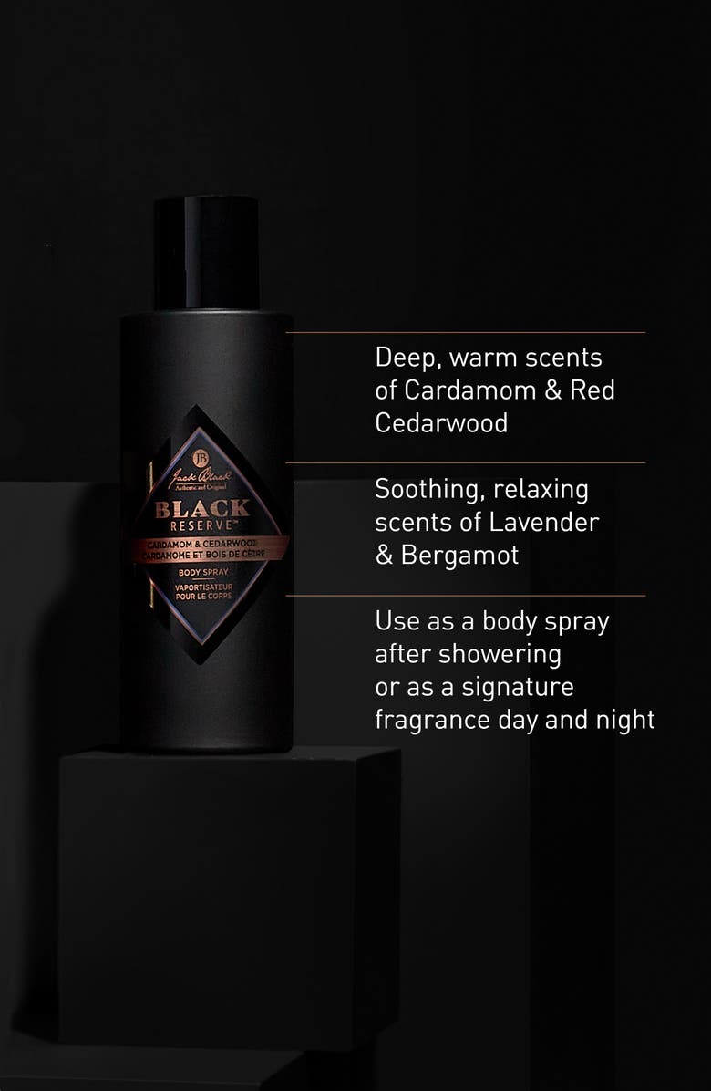 Jack Black Black Reserve Body Spray, Alternate, color, 