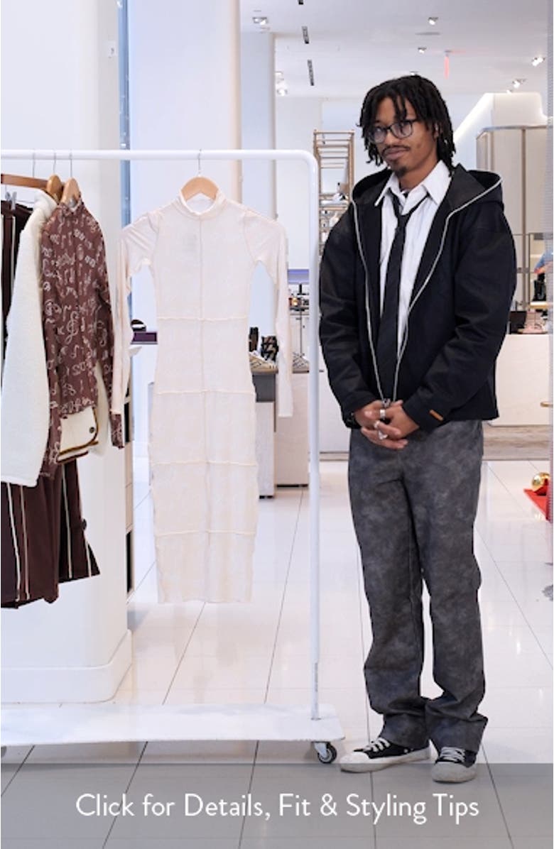 Lettuce Edge Long Sleeve Body-Con Dress, sales video thumbnail