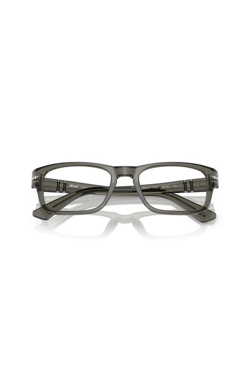 Persol 54mm Rectangle Optical Glasses In Gray