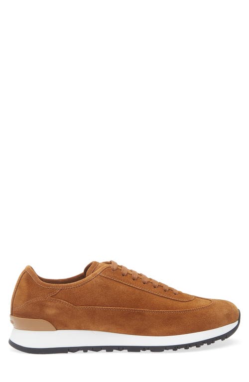 John Lobb Foundry Ii Sneaker In Tobacco