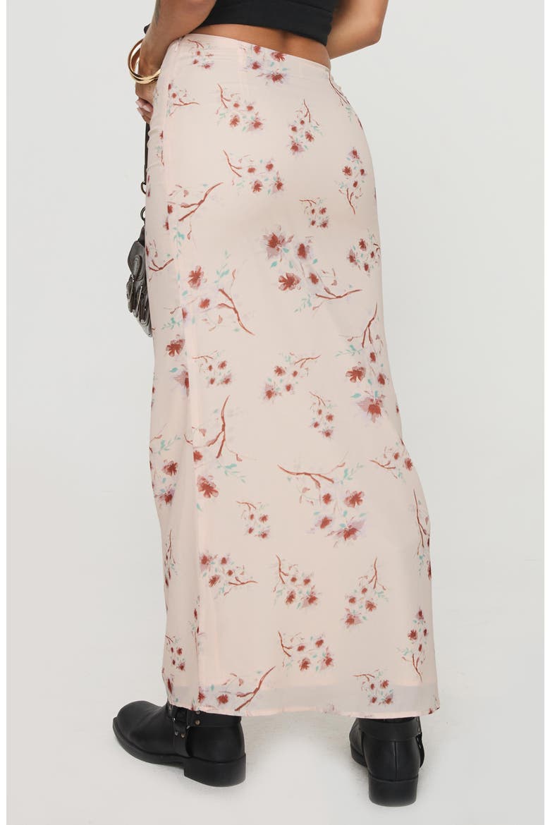 Sunbliss Floral Maxi Skirt, Alternate, color, PINK