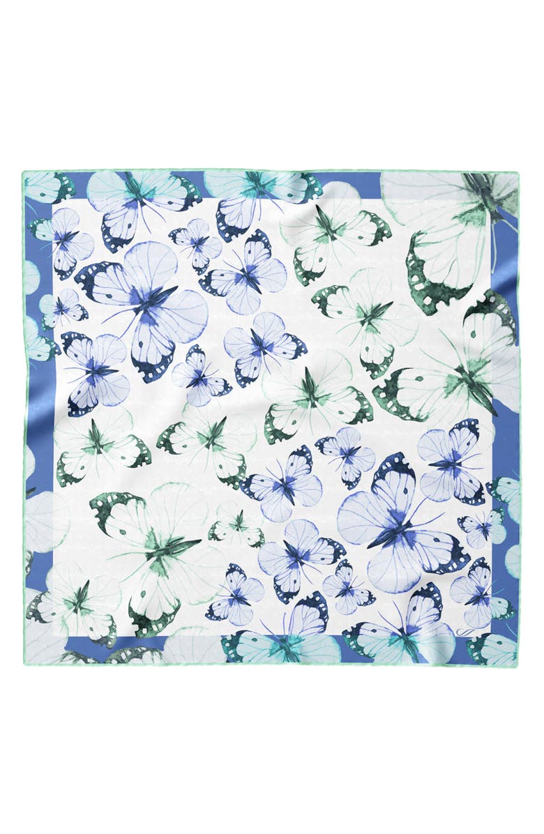 Elizabetta Farfalla - Hand Rolled Silk Foulard for Women, Alternate, color, 