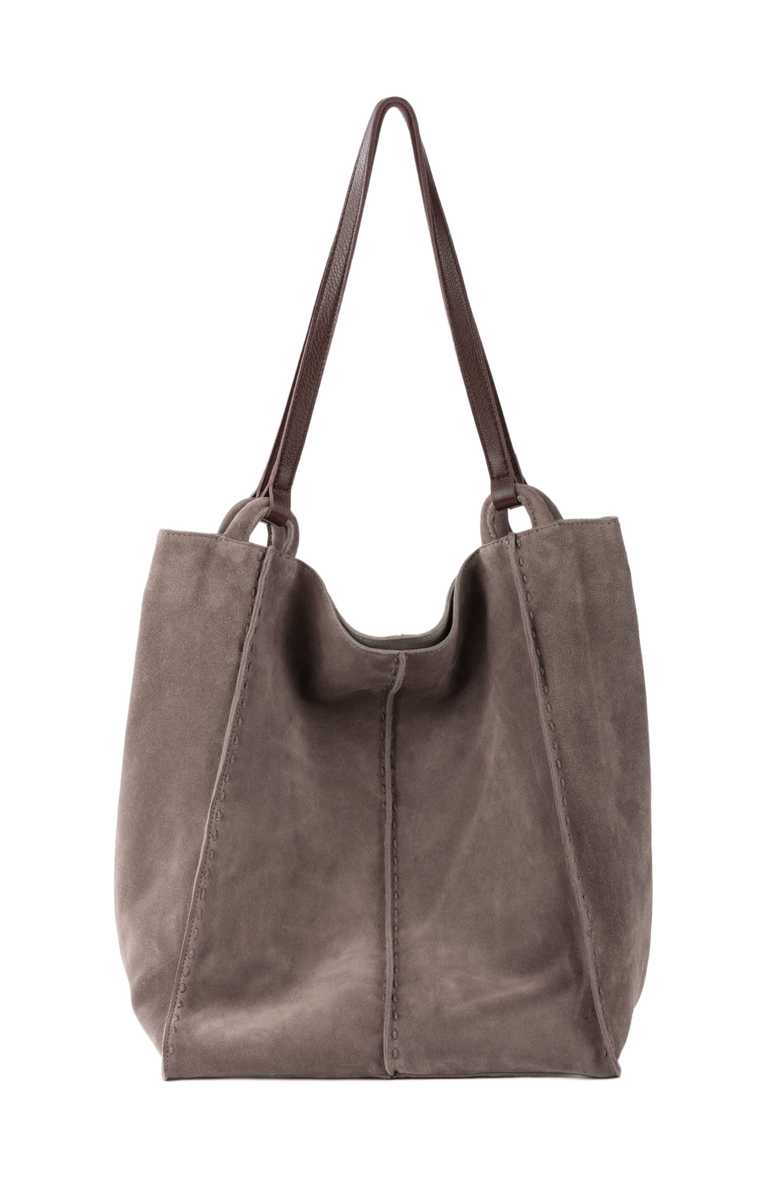 The Sak Los Feliz Tall Tote Bag, Main, color, Mushroom Suede