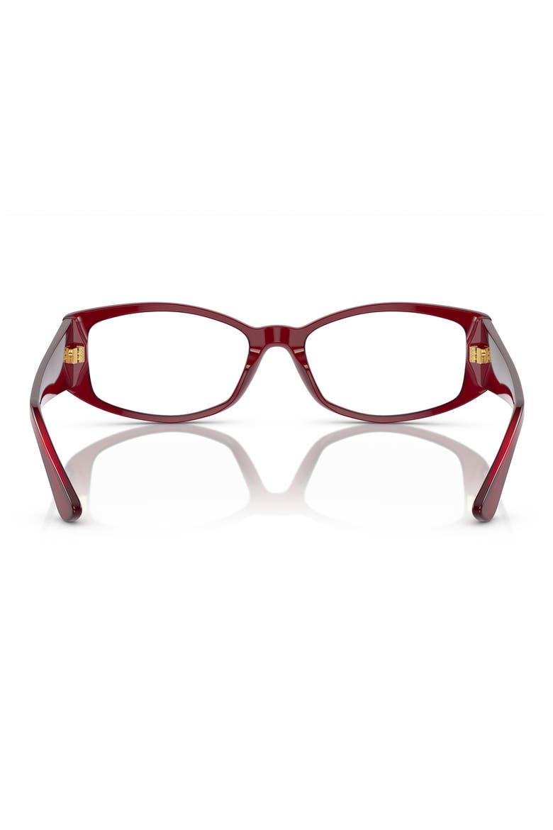 52mmmm Irregular Optical Glasses, Alternate, color, BORDEAUX