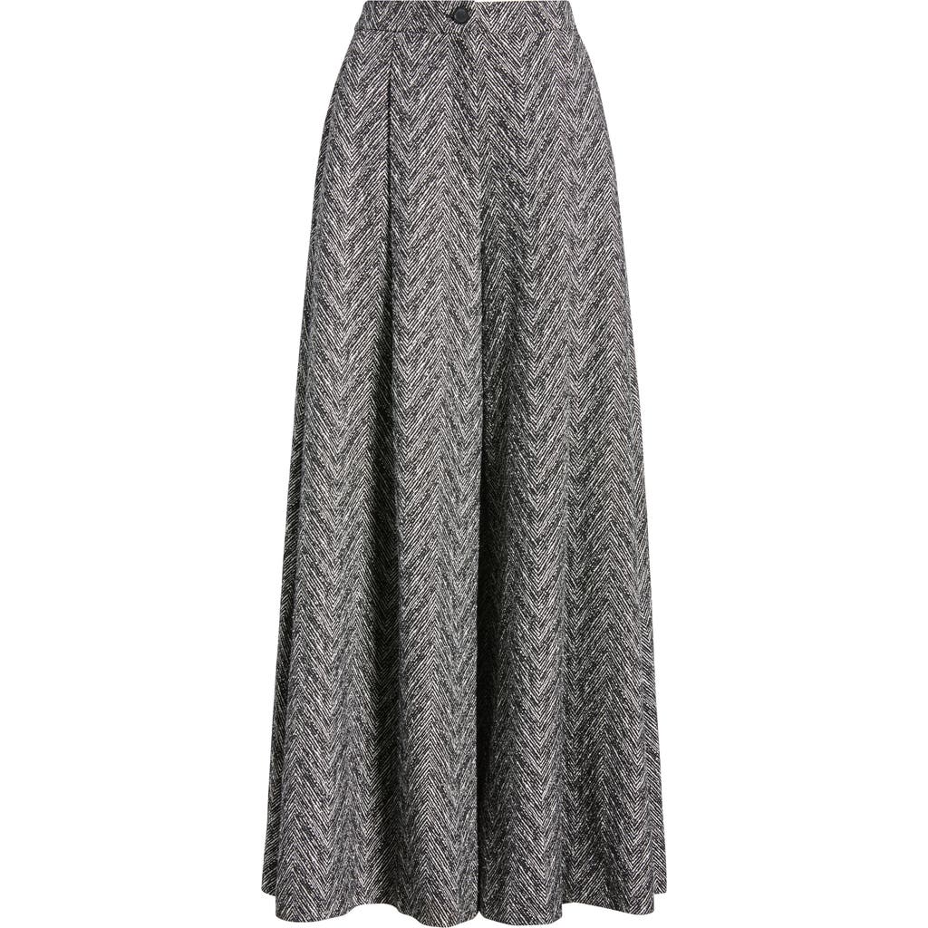 Hugo Boss Boss Tetosa Midi Skirt In Gray