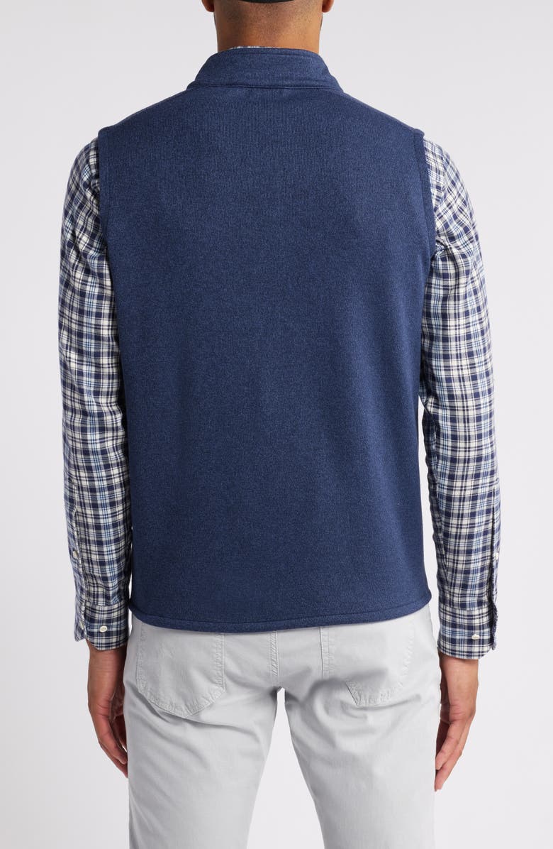 Peter Millar Crown Front Zip Vest, Alternate, color, Navy