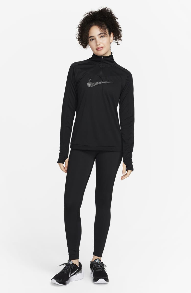 Nike Dri-FIT Swoosh Quarter Zip Running Pullover, Alternate, color,