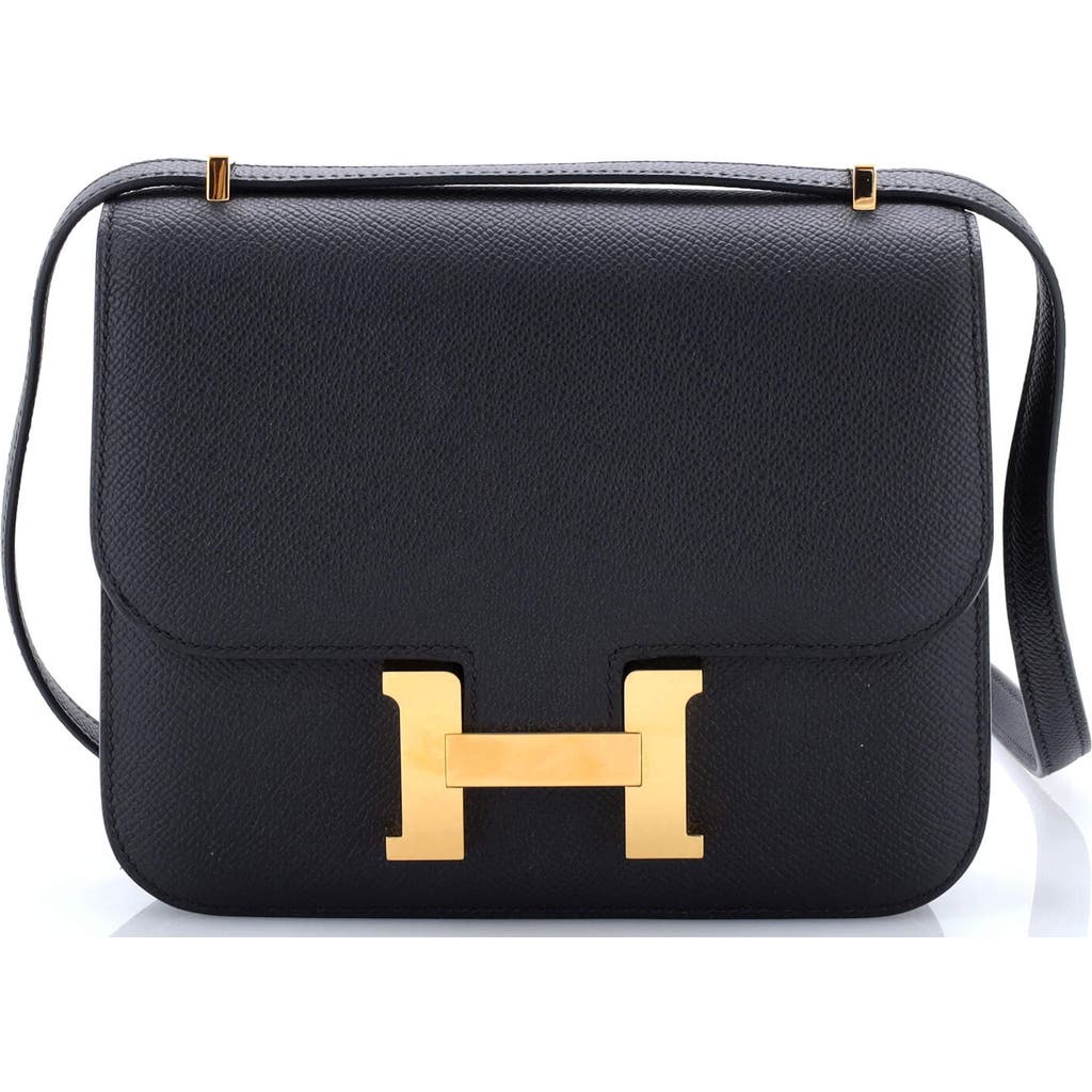 Pre-owned Hermes Hermes Constance Nm Bag Epsom 18 In Black