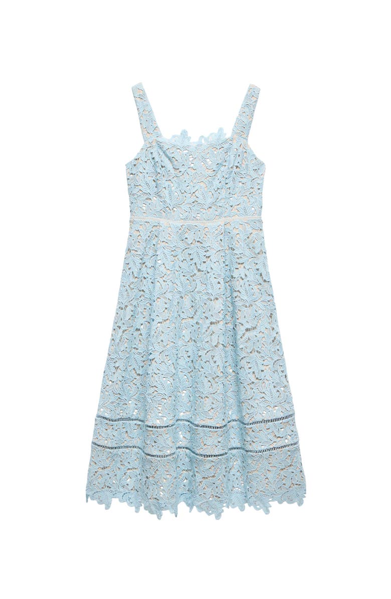 MINT VELVET Lace Full Skirt Midi Dress, Alternate, color,