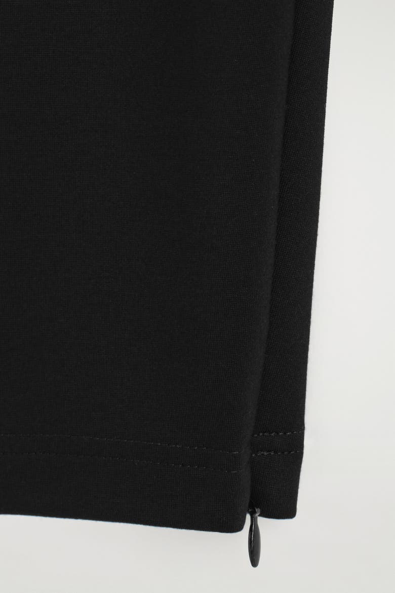 Zipped-Cuff Leggings, Alternate, color, BLACK