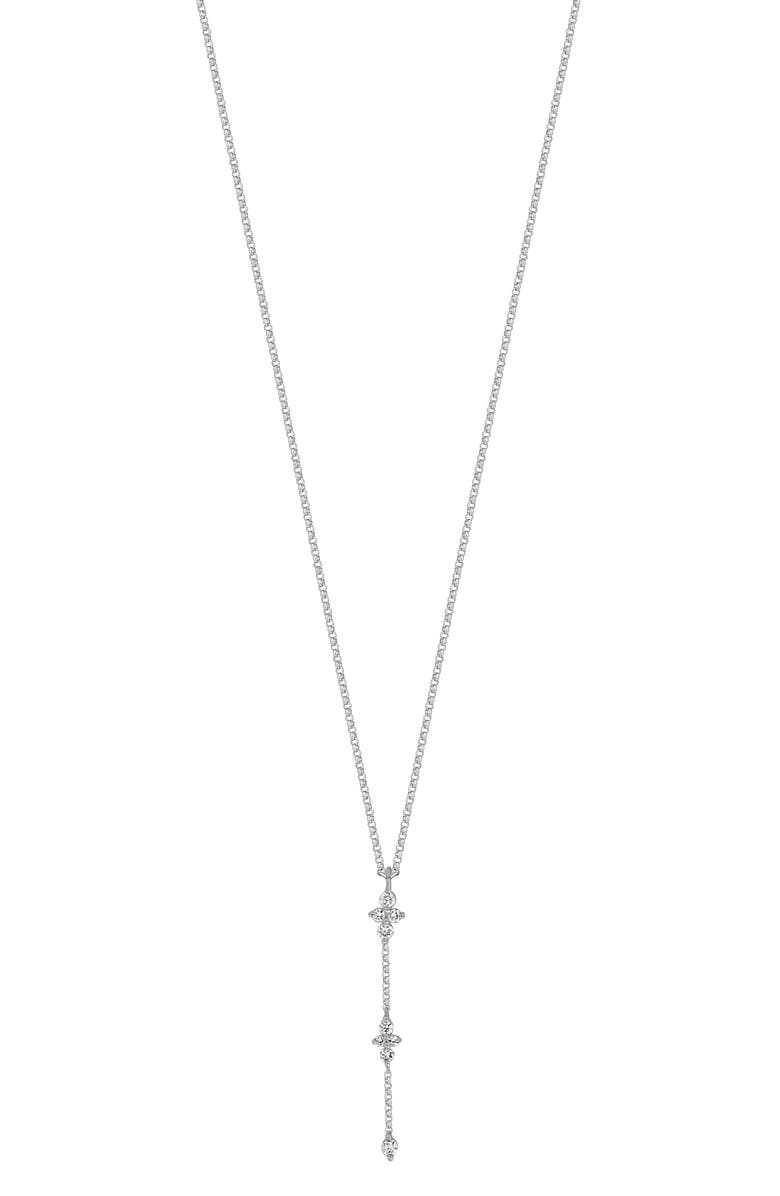 Bony Levy Getty Diamond Y-Necklace, Main, color, 18K White Gold