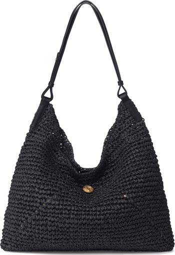 Oryany Raffia Triangle Shoulder Bag | Nordstrom