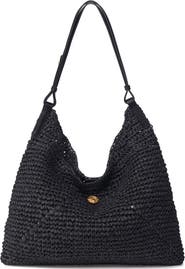 Oryany Raffia Triangle Shoulder Bag