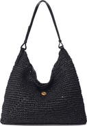 Oryany Raffia Triangle Shoulder Bag