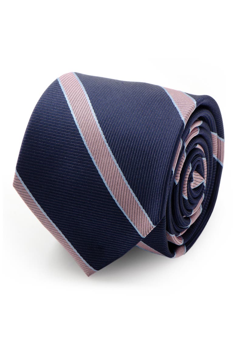 The Travis Silk Tie, Alternate, color, BLUE
