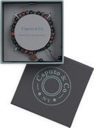 Caputo & Co. Men's Balance Semiprecious Stone Bracelet
