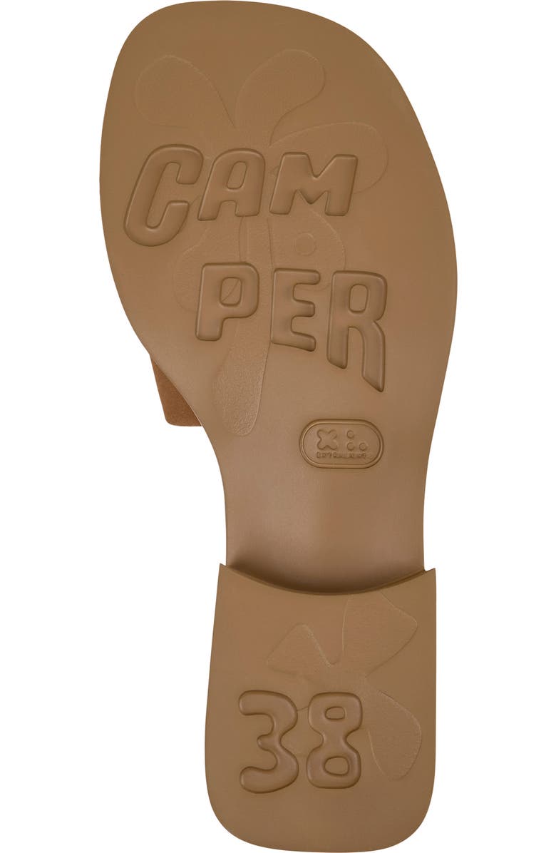 Camper Dana Slide Sandal, Alternate, color, Medium Brown